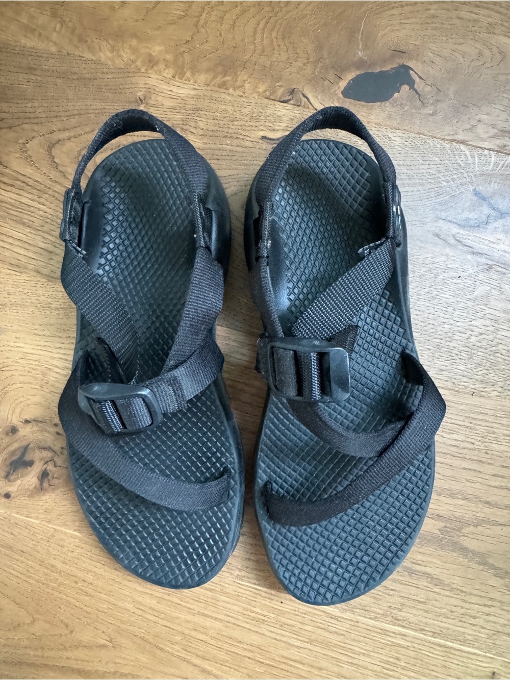 Chaco Women's Black Adjustable Outdoor Strap Sandals